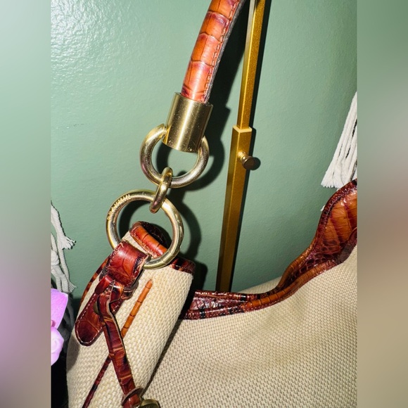 BRAHMÍN Elegant Cream and Brown Women's Bag - Picture 2 of 6